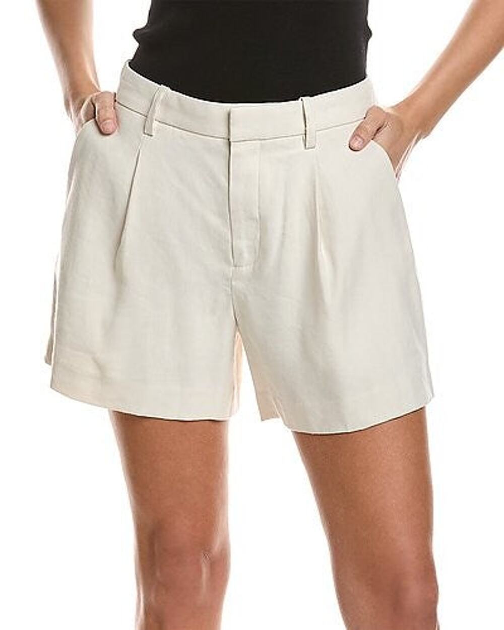 A.L.C Charles Linen-Cotton Blend Short - 0